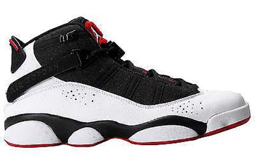 Air Jordan 6 Rings 'Black White Gym Red' 322992-012 - 2