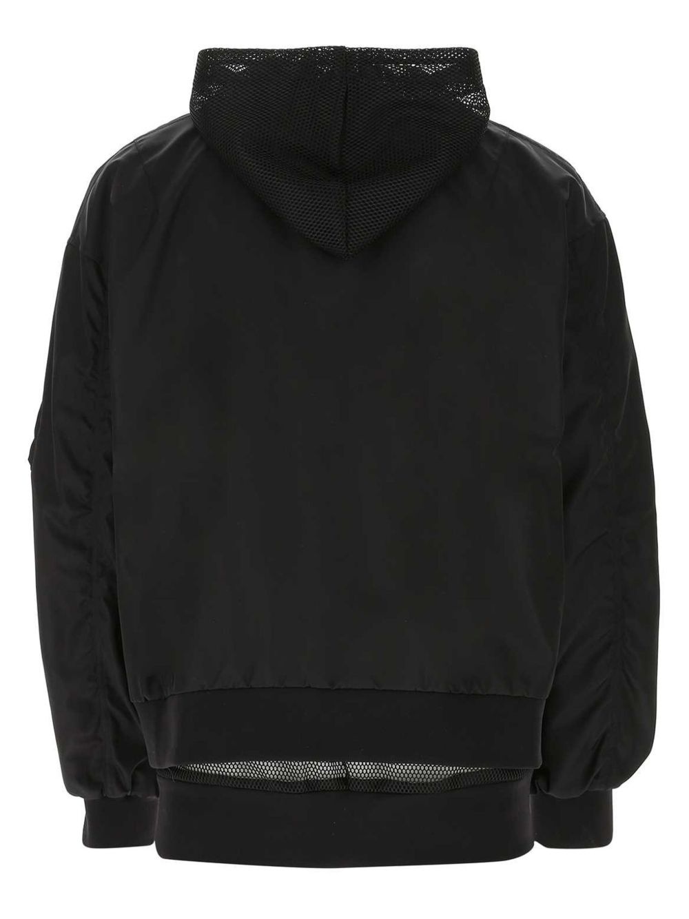 mesh-detail bomber jacket - 2