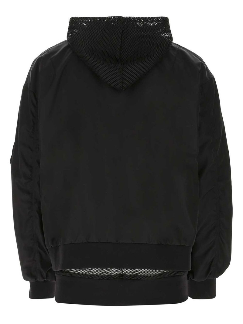 Dolce & Gabbana mesh-detail bomber jacket outlook