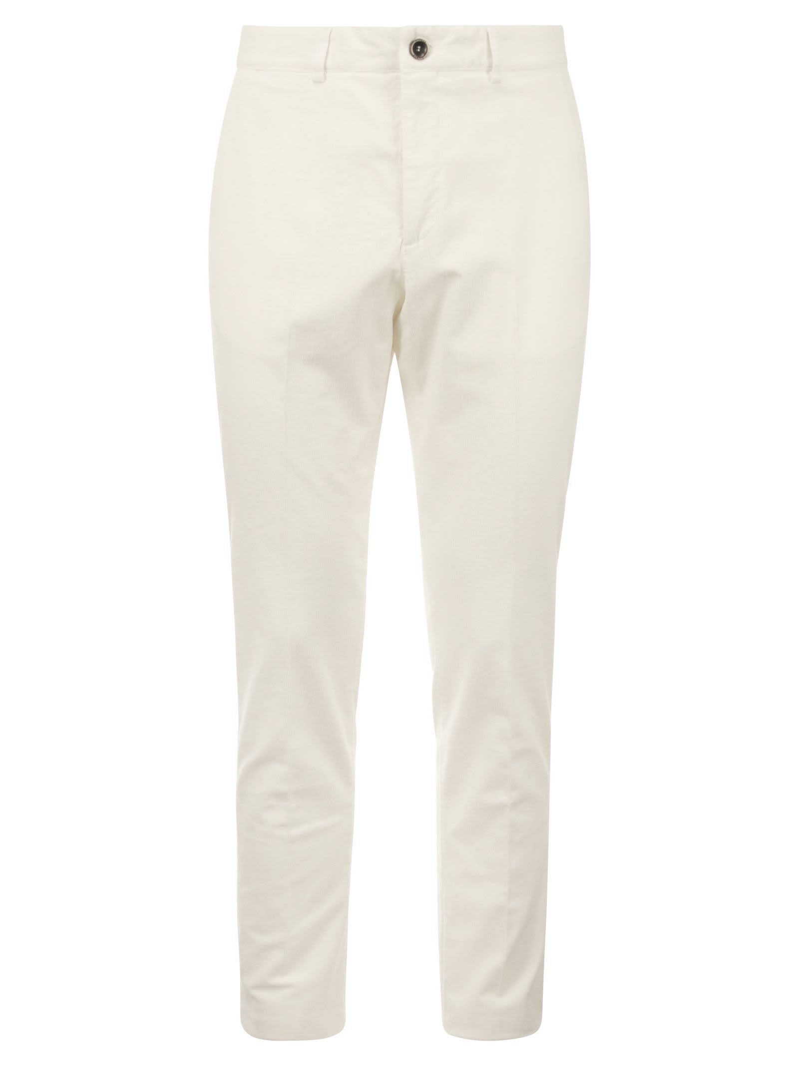 Peserico - Peserico Men Velvet Chino Trousers - 1
