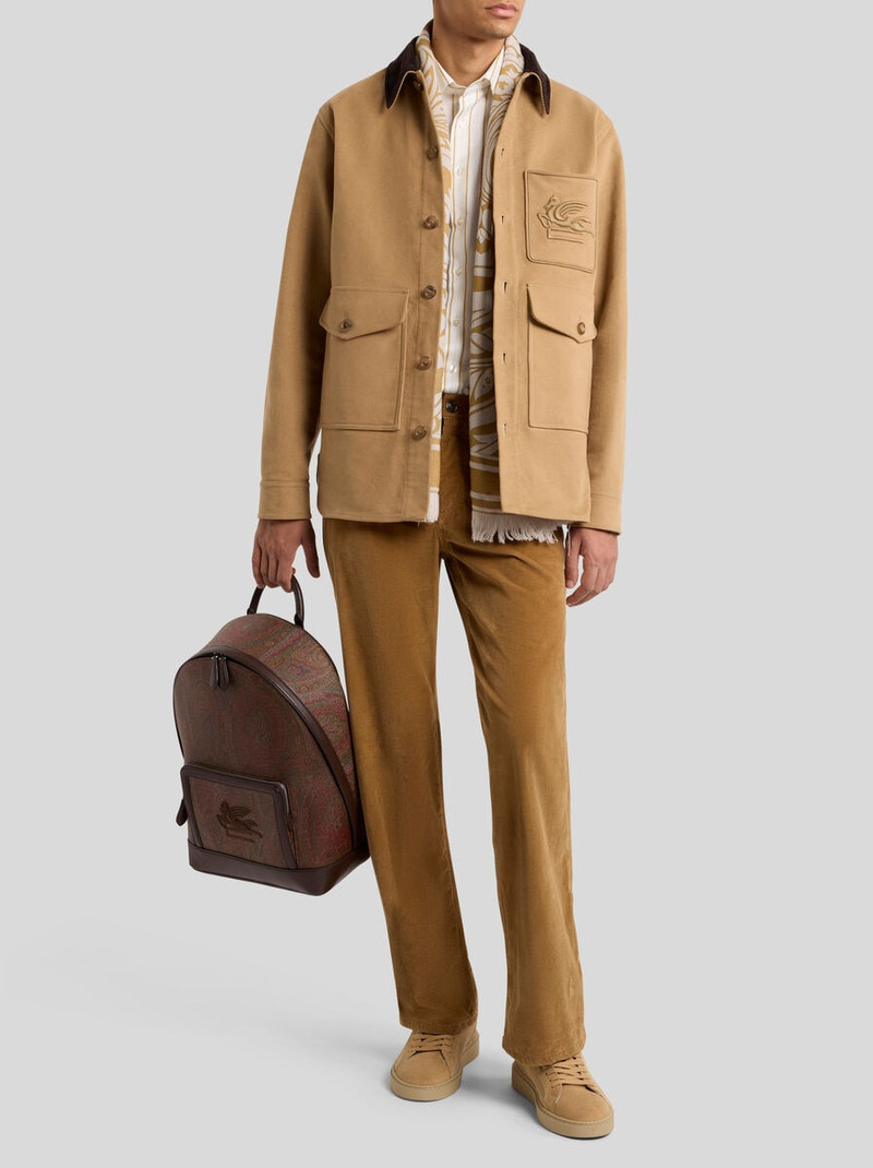 Etro COTTON JACKET WITH PEGASO outlook