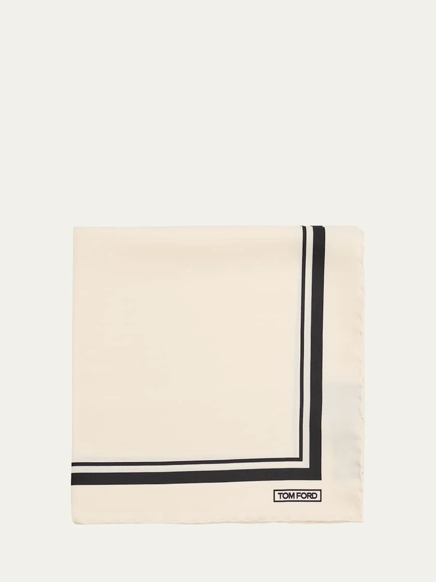 Men's Silk Pocket Square - 1