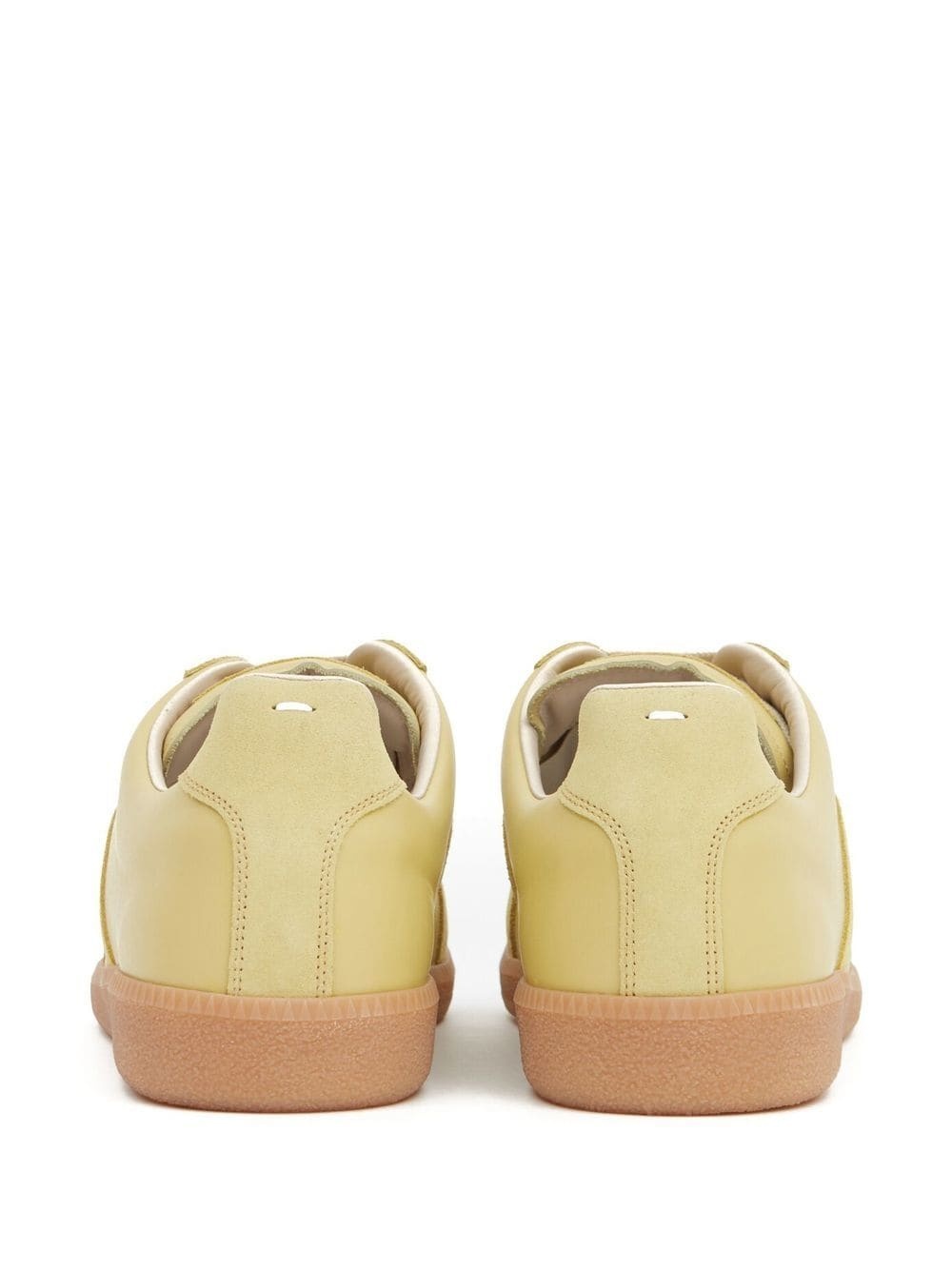 leather-suede panelled sneakers - 3