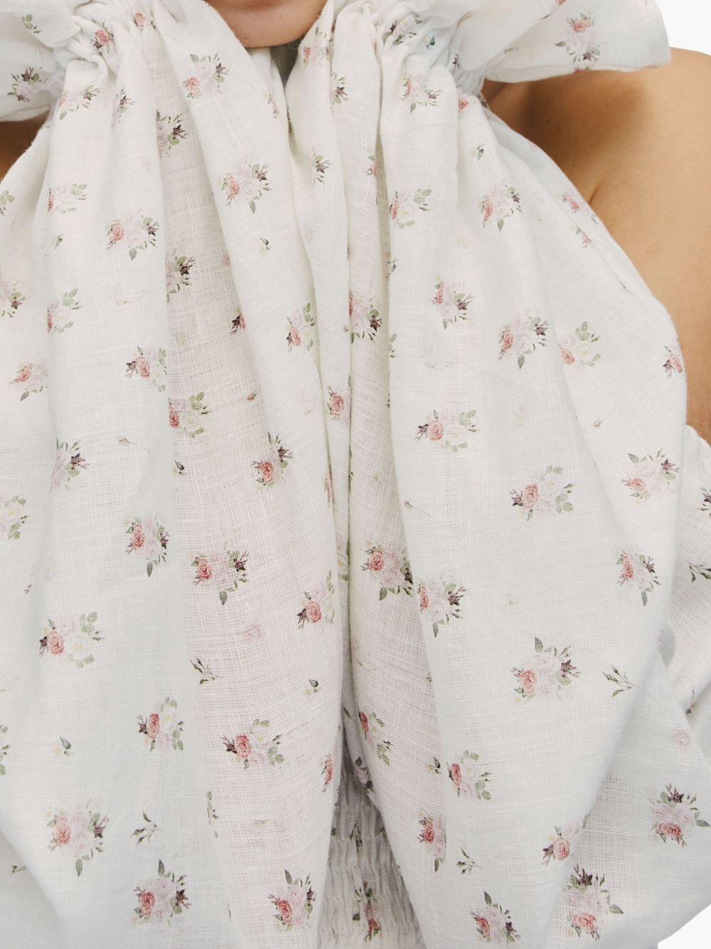off-shoulder midi dress - 6