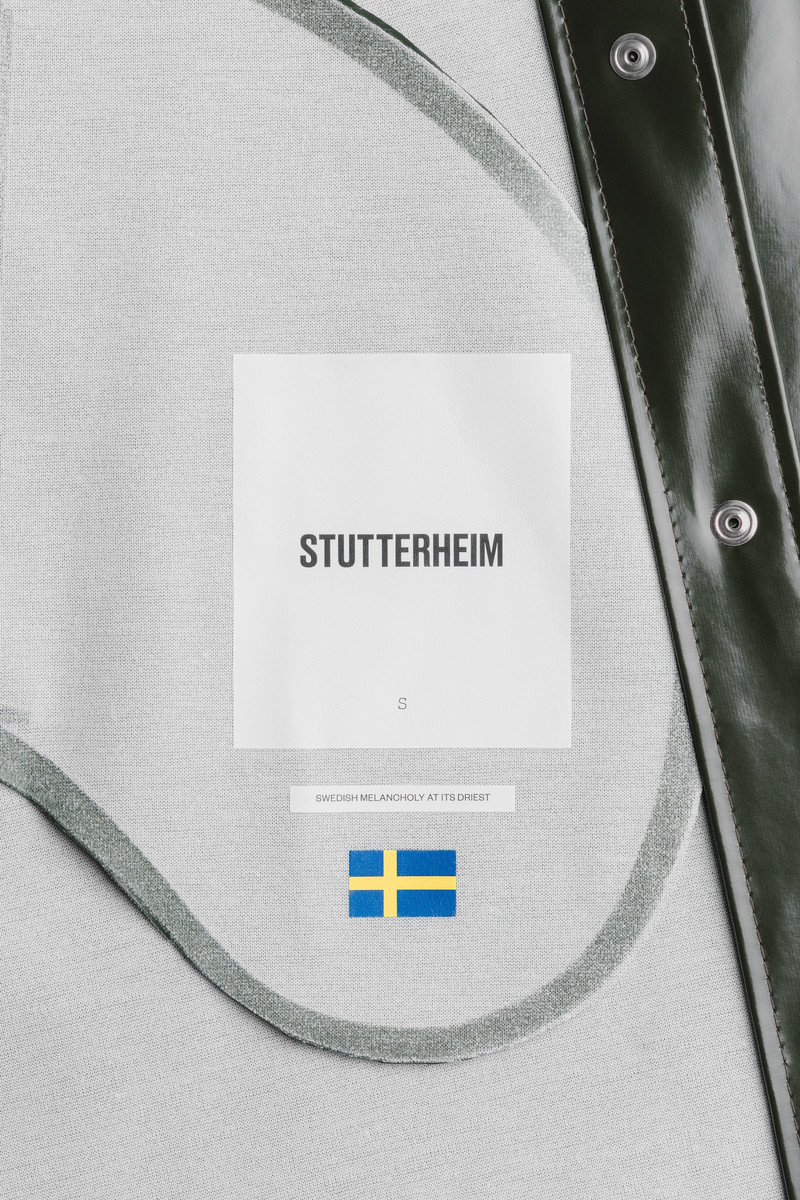 Mosebacke Long Opal Raincoat Green 8