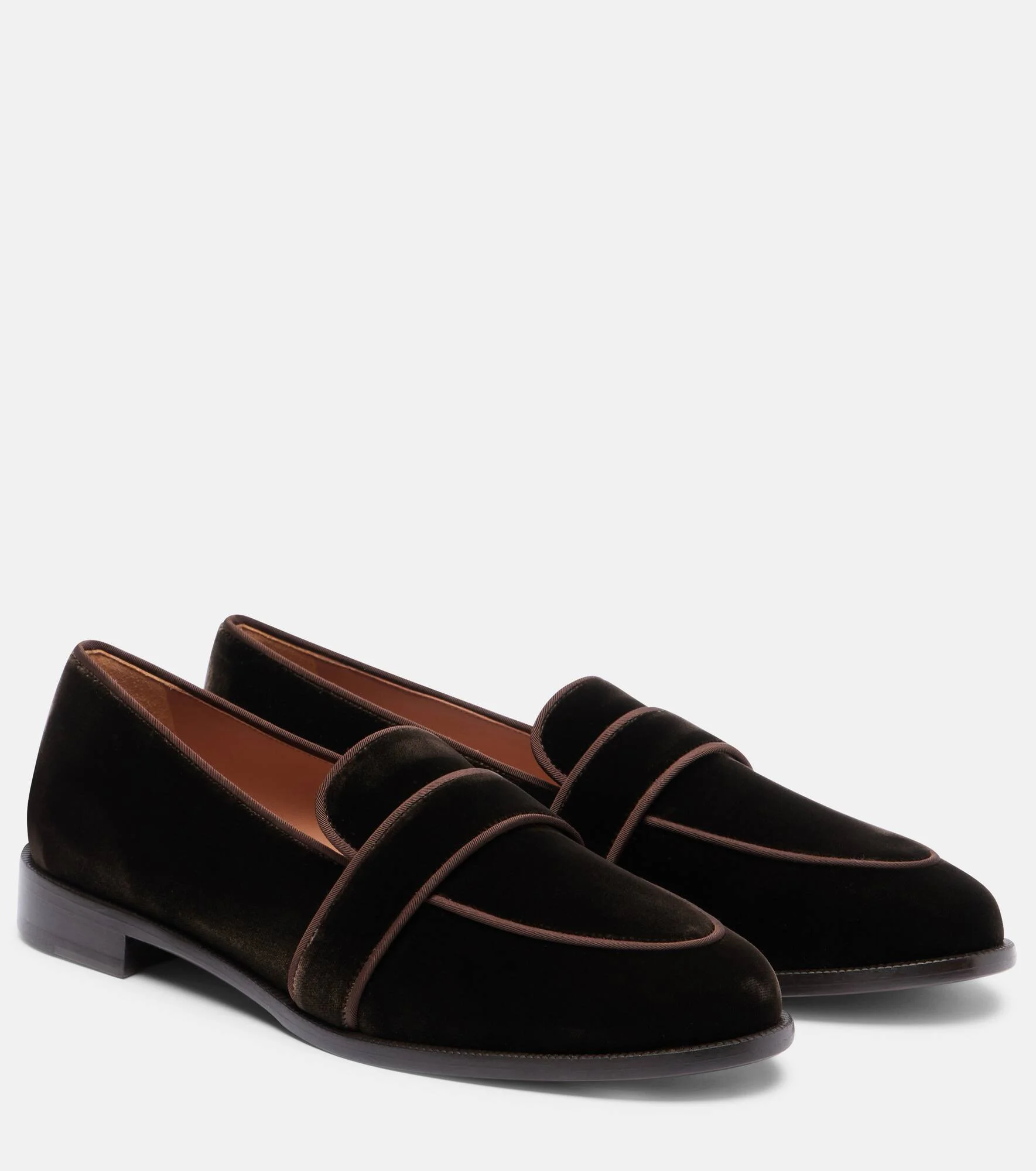Martin velvet loafers - 1