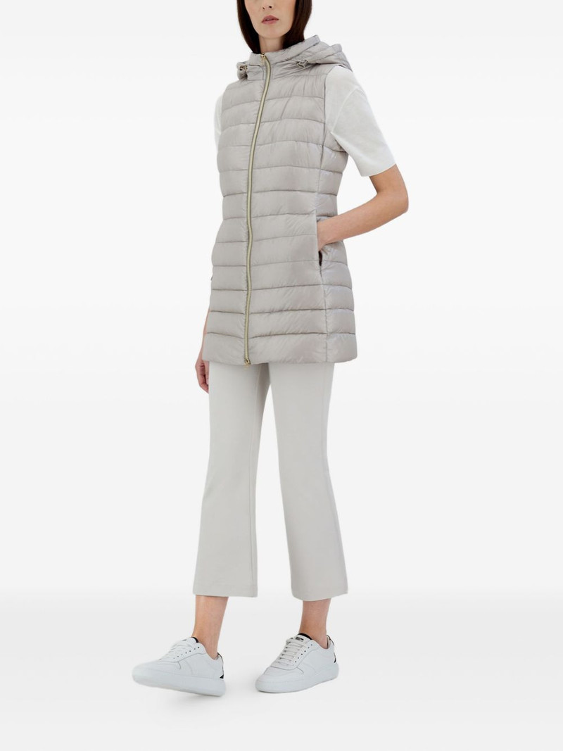 Herno Serena hooded quilted gilet outlook