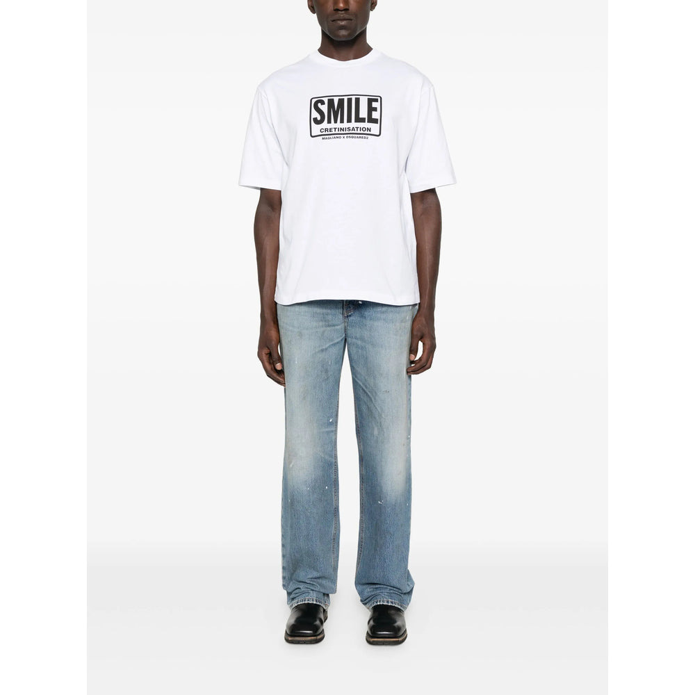 Dsquared2 White T-Shirts & Vests - T-Shirts Men - 2