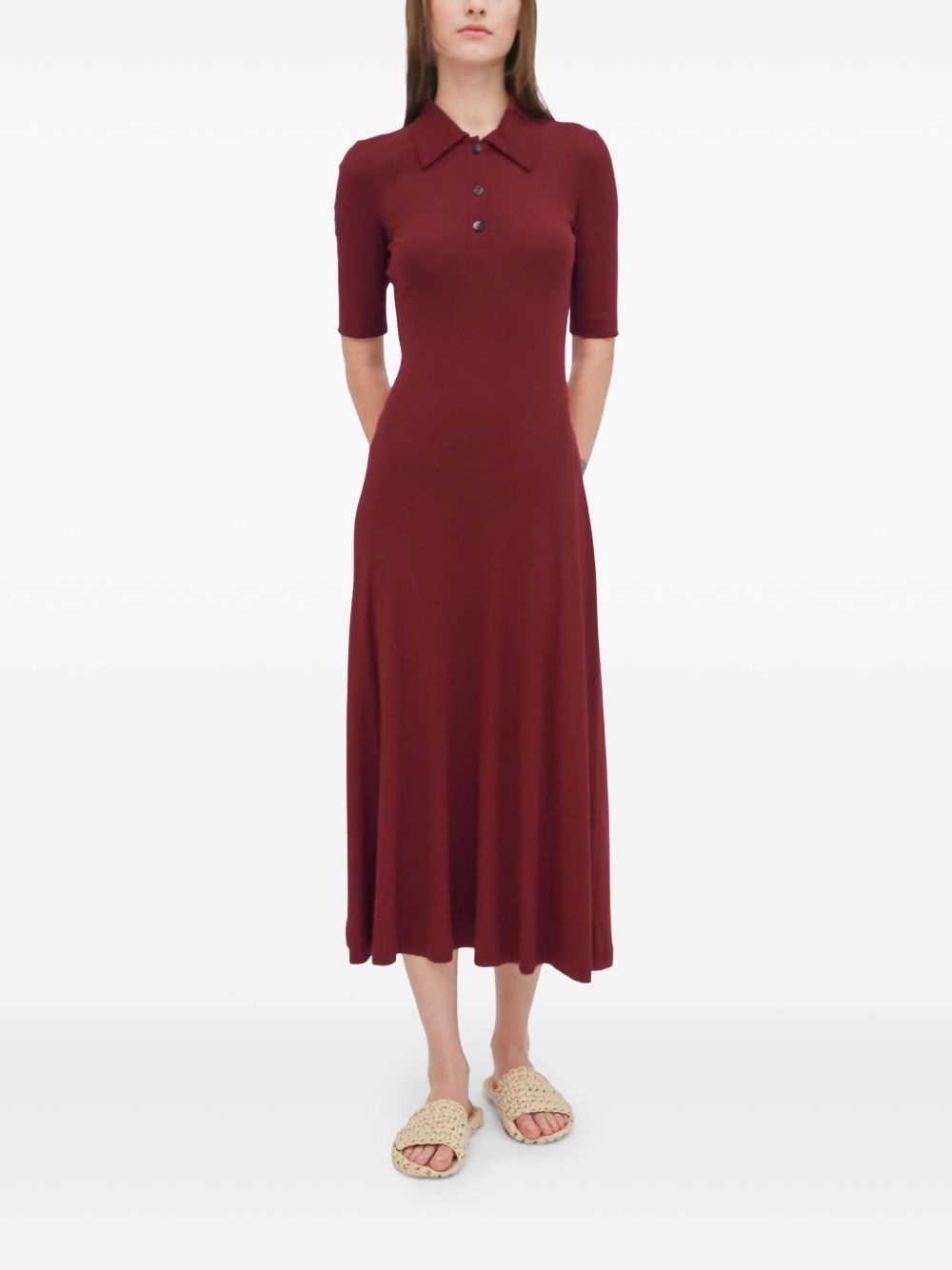 organic cotton polo dress - 2
