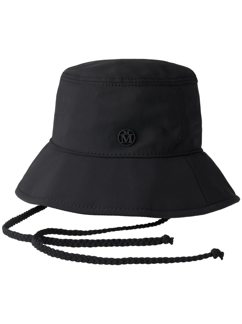 Angele appliqué-logo bucket hat - 1