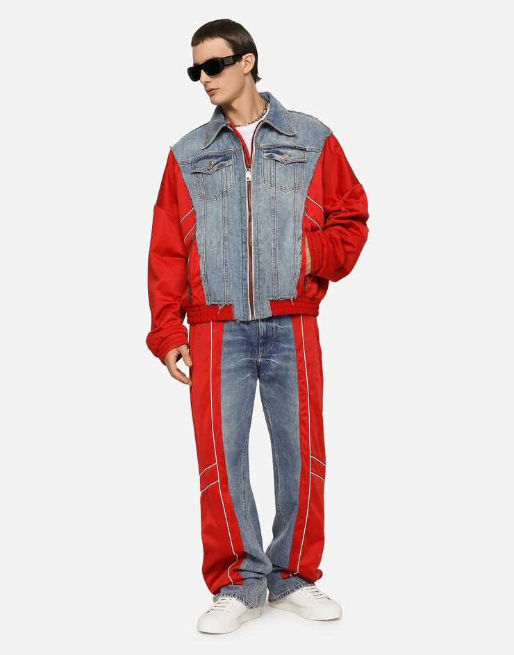 Jeans with technical jersey inserts - 3