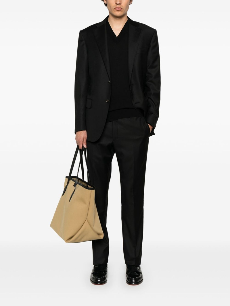 CORNELIANI virgin-wool single-breasted suit outlook