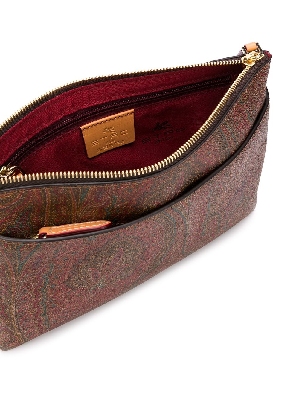 paisley print shoulder bag - 5