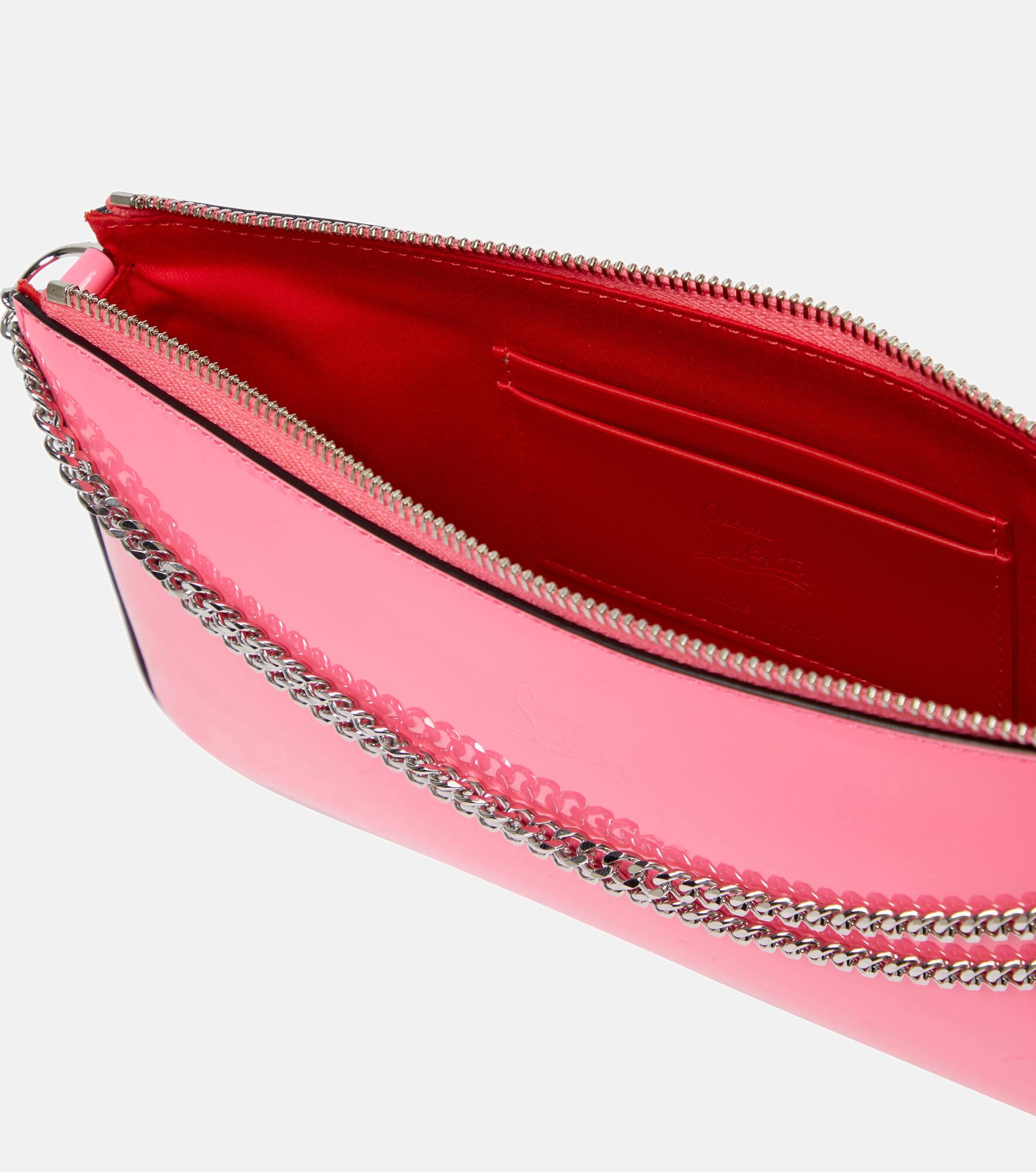 Loubila patent leather clutch - 3