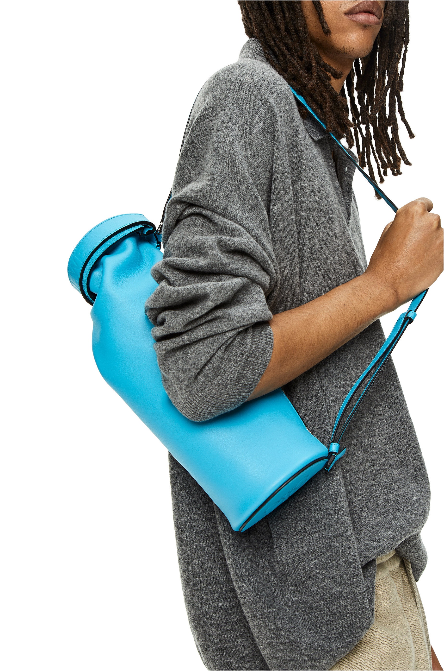 Roll Top Sling in supple smooth calfskin - 2