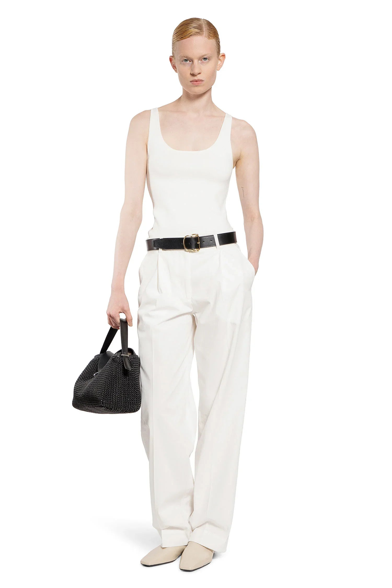Slanted-Pocket-Trousers - 4