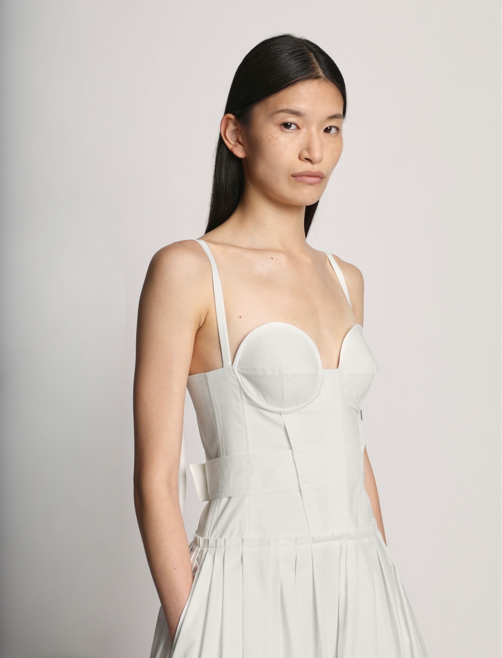 Poplin Bustier Dress - 5