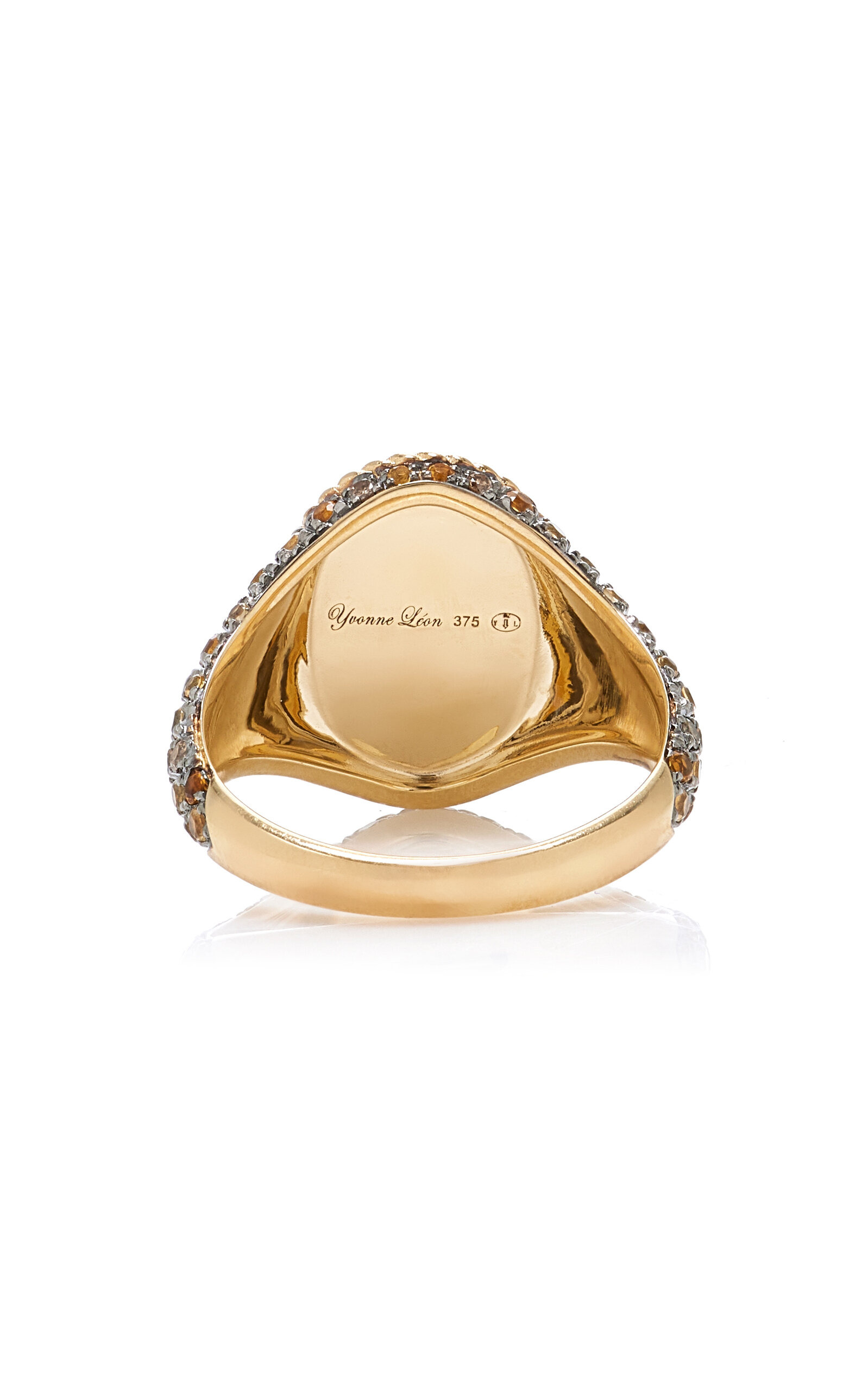Python 9K Yellow Gold Signet Ring gold - 6