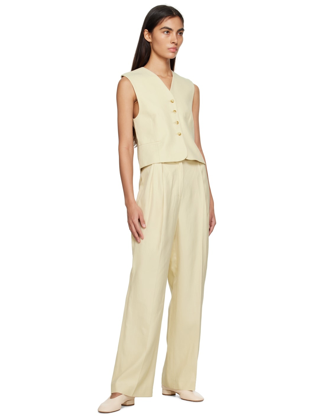 Beige Cadar Trousers - 4