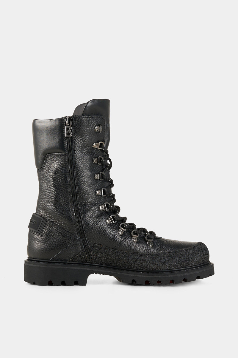 BOGNER Helsinki X Bond 007 High boots with spikes in Black outlook