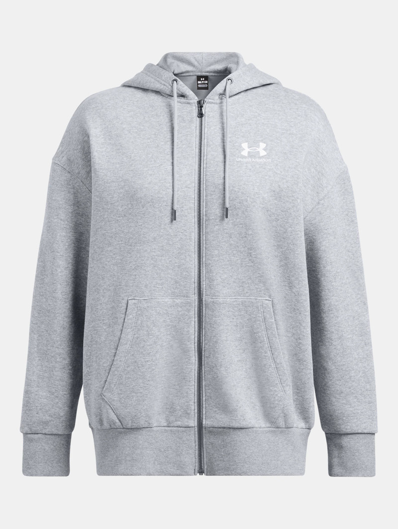 Women's UA Icon Fleece Oversized Full-Zip 1