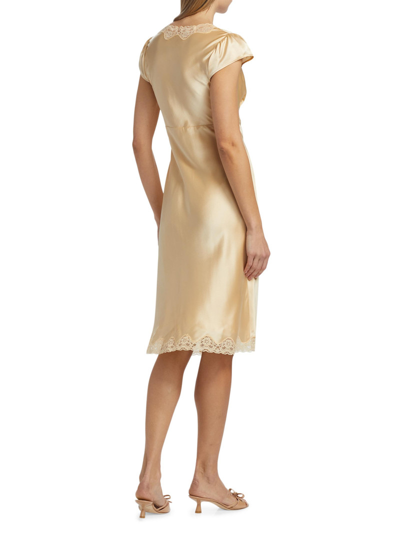 Women's Florence Silk Midi-Dress - Blonde 5