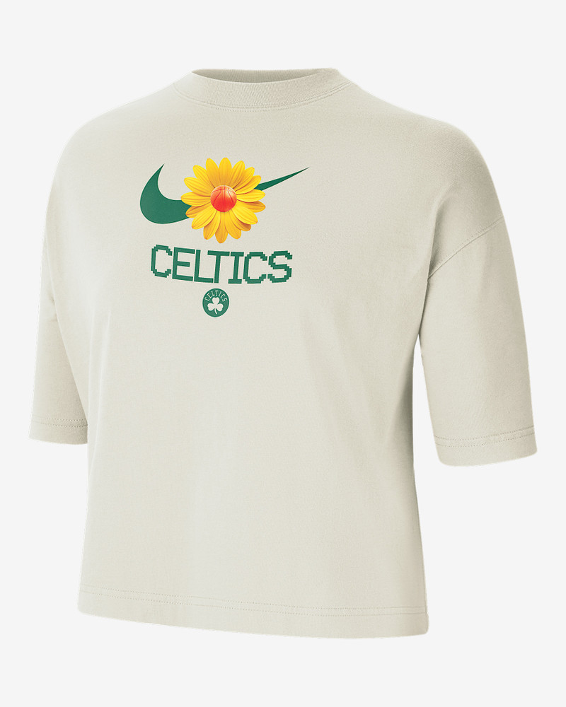 Boston Celtics Courtside Women's Nike NBA Boxy T-Shirt 1