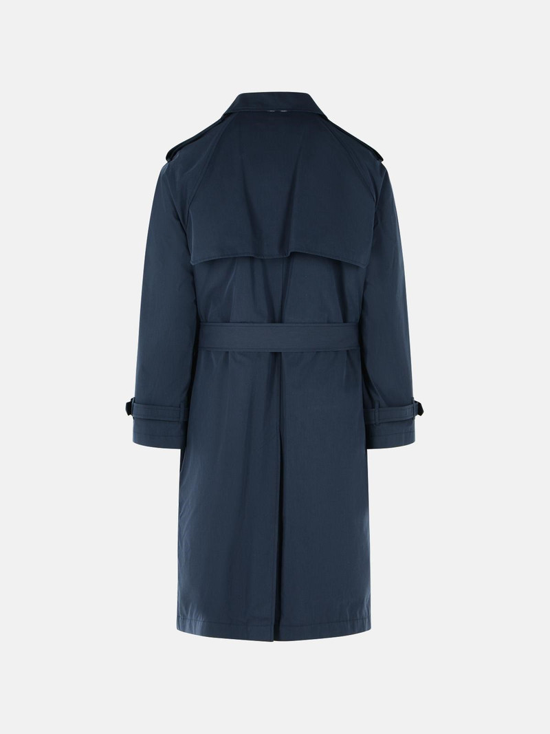 Burberry 'HIGHBURY' NAVY POLYESTER BLEND TRENCH COAT outlook