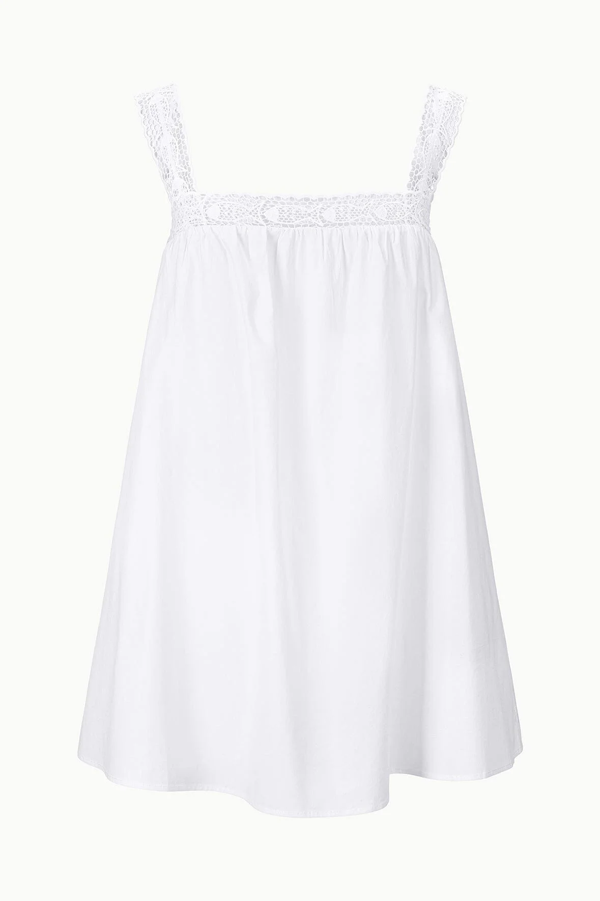 STAUD MARIELLA DRESS WHITE - 1