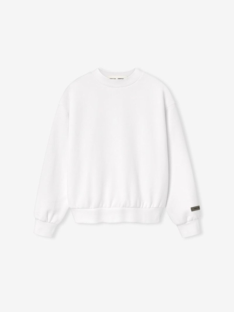 Womens Classic Fleece Crewneck - 1