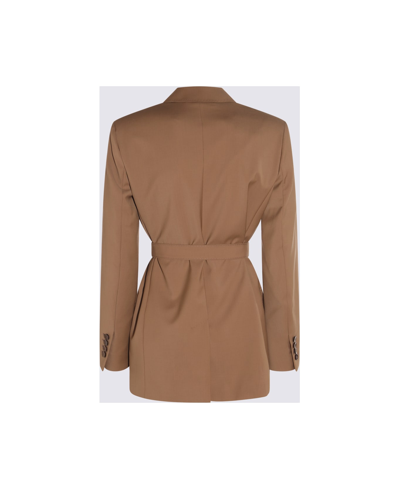 Beige Wool Talento Blazer - 2