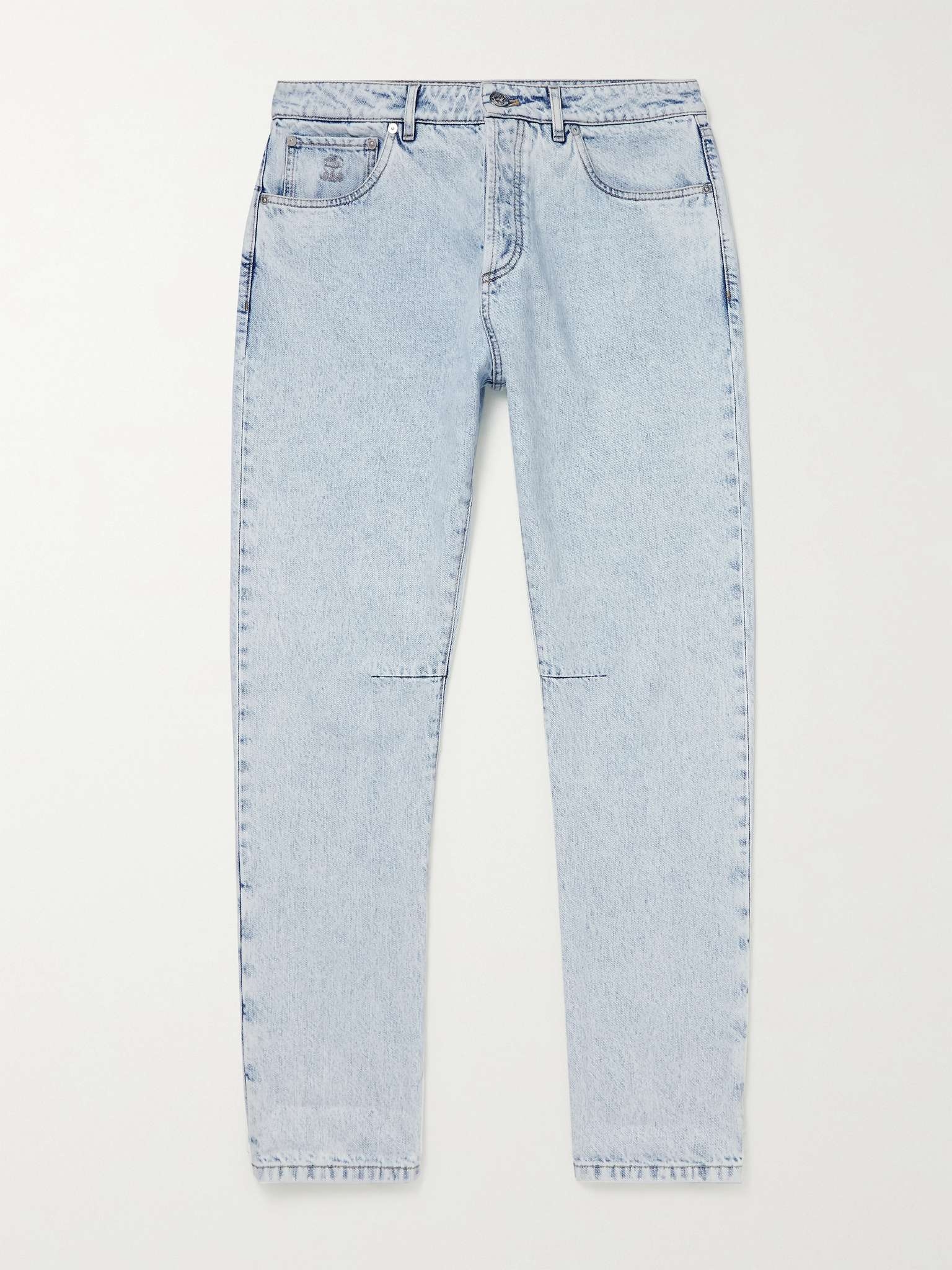 Slim-Fit Tapered Denim Jeans - 1