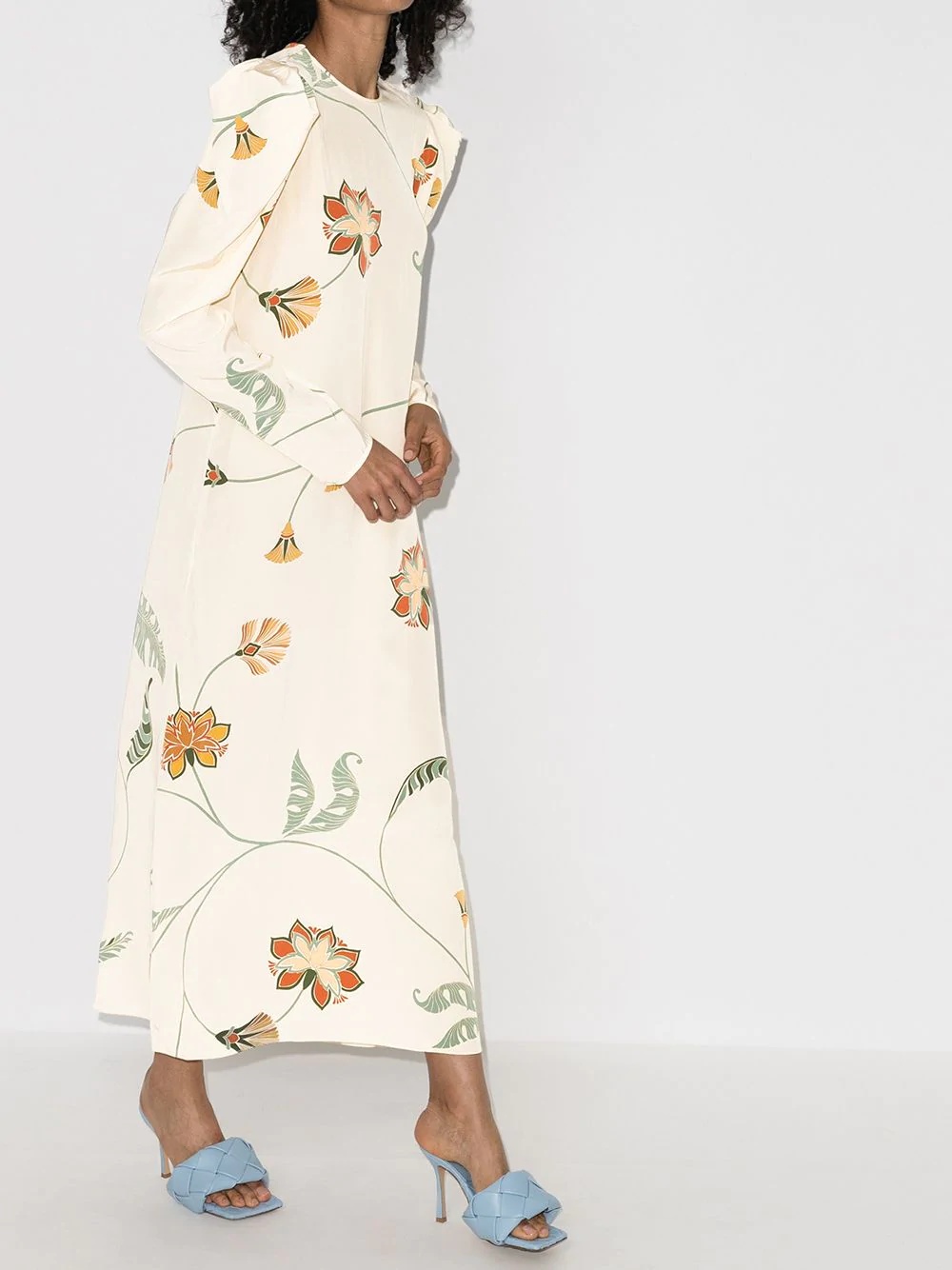 floral-print maxi dress - 2