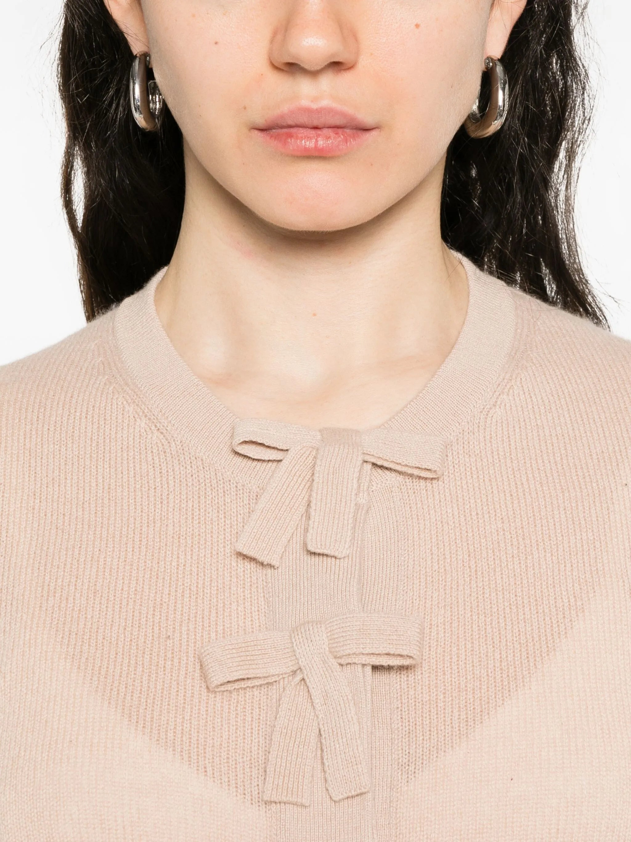 Allude Bow-detail Cashmere Cardigan - 2