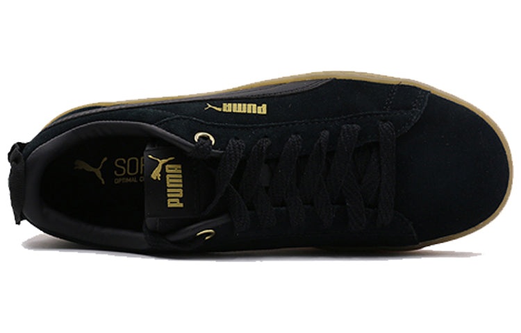(WMNS) PUMA Suede Platform Elemental Steel Grey 'Black Gold' 366928-01 - 3