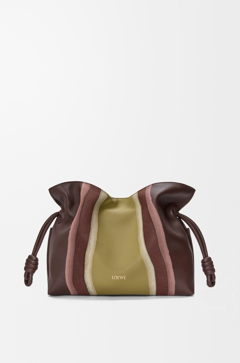 Medium Flamenco clutch in nappa calfskin 1