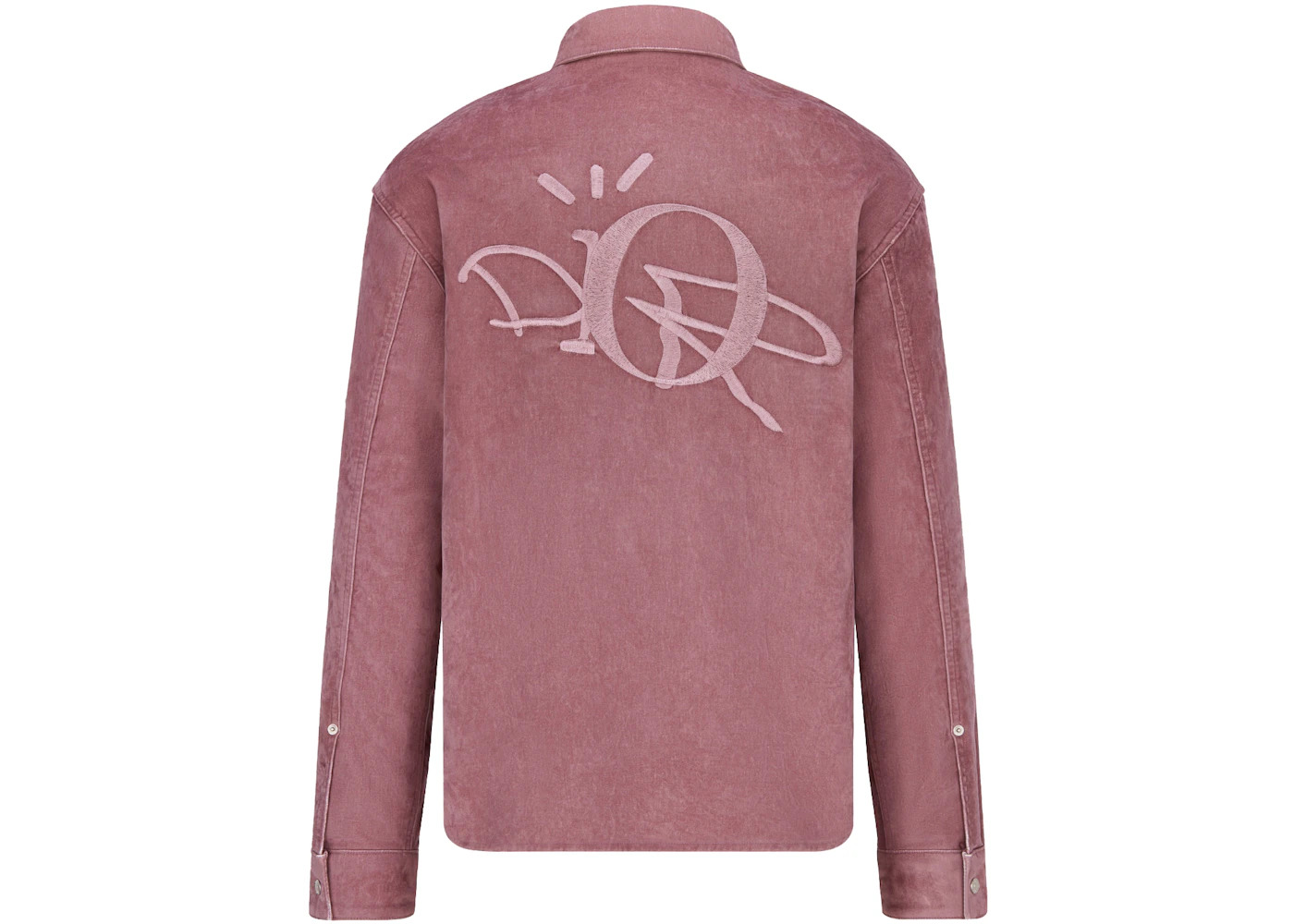 Dior x CACTUS JACK Oversized Overshirt Dark Pink - 2