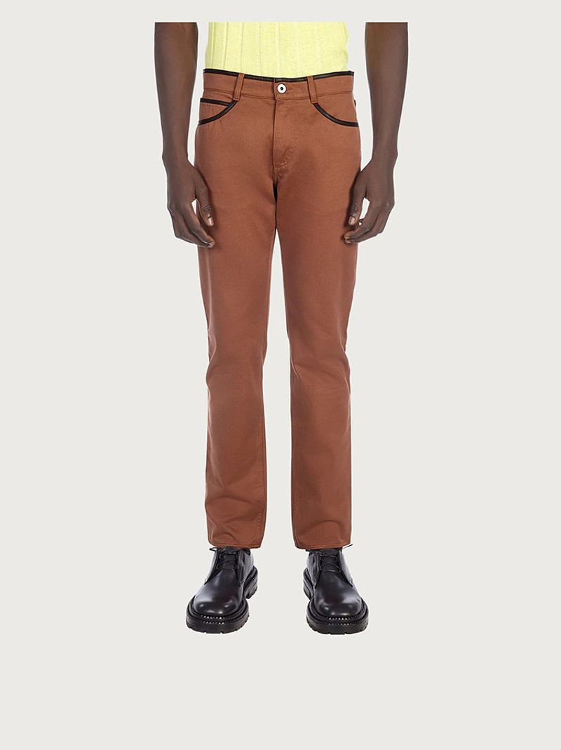 FERRAGAMO DENIM 5 POCKET TROUSERS outlook