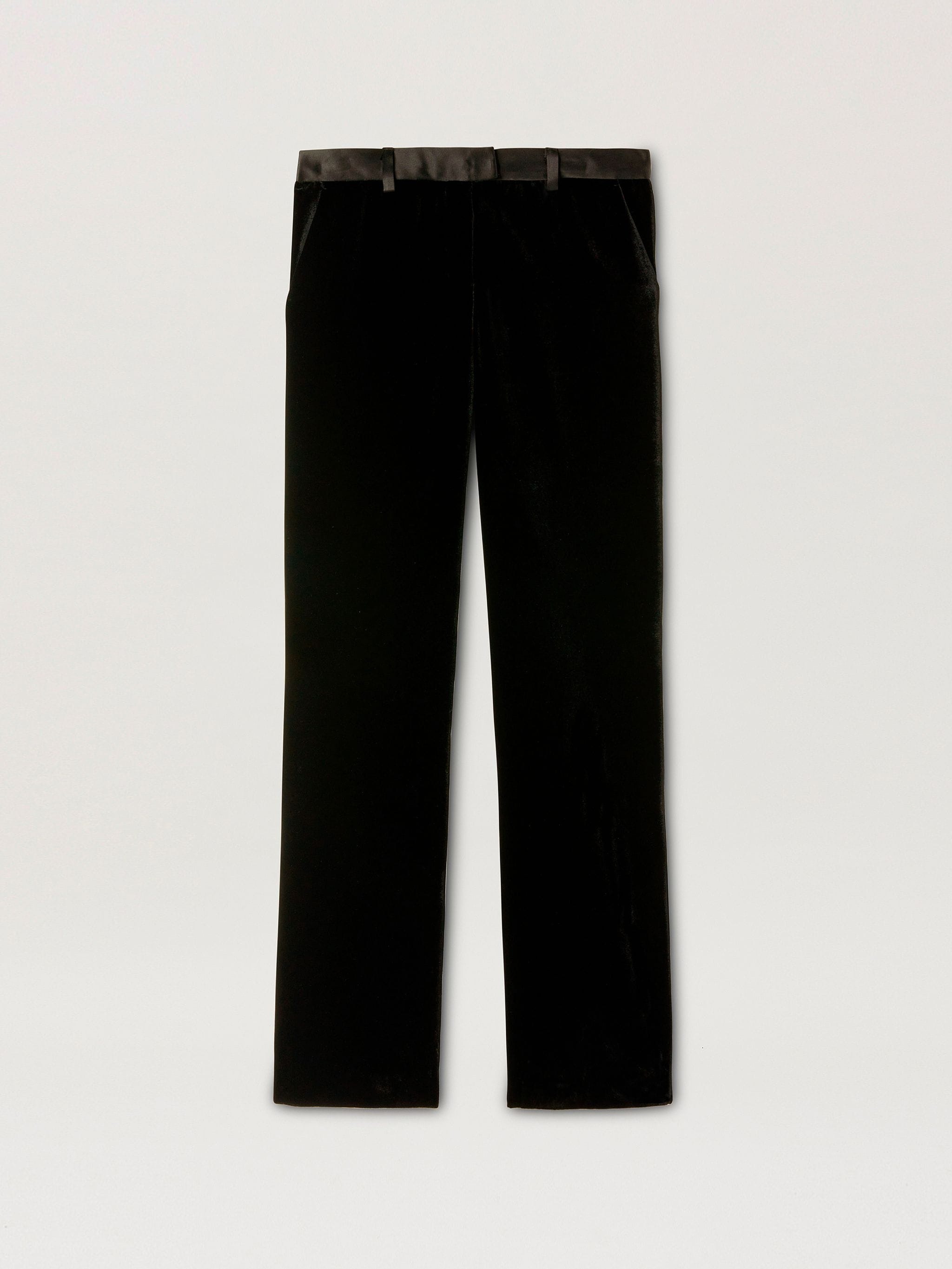 Velvet Suit Pants - 1