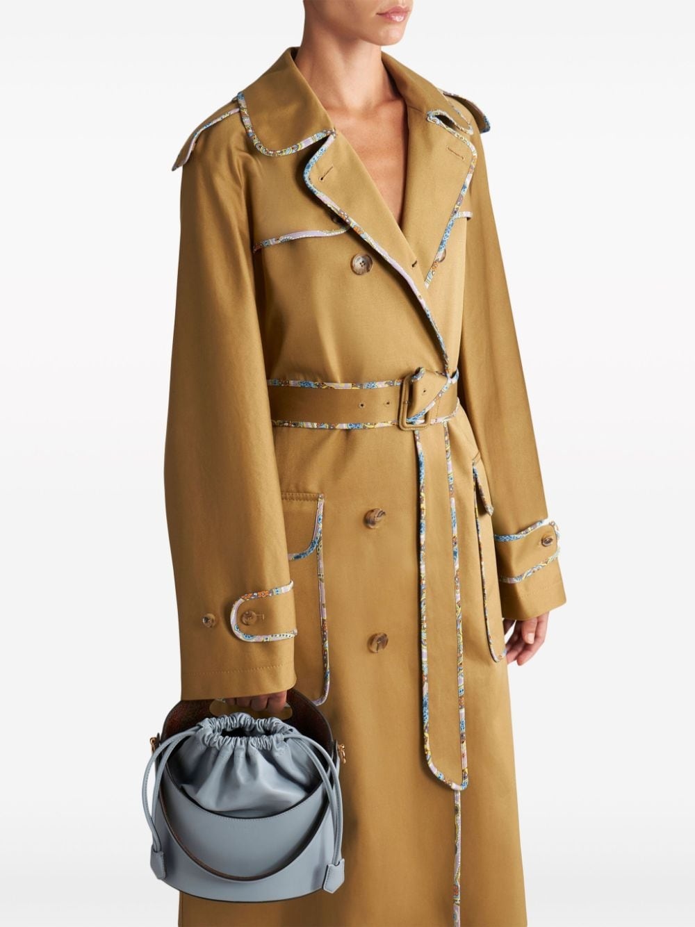 medium Saturno leather bucket bag - 2