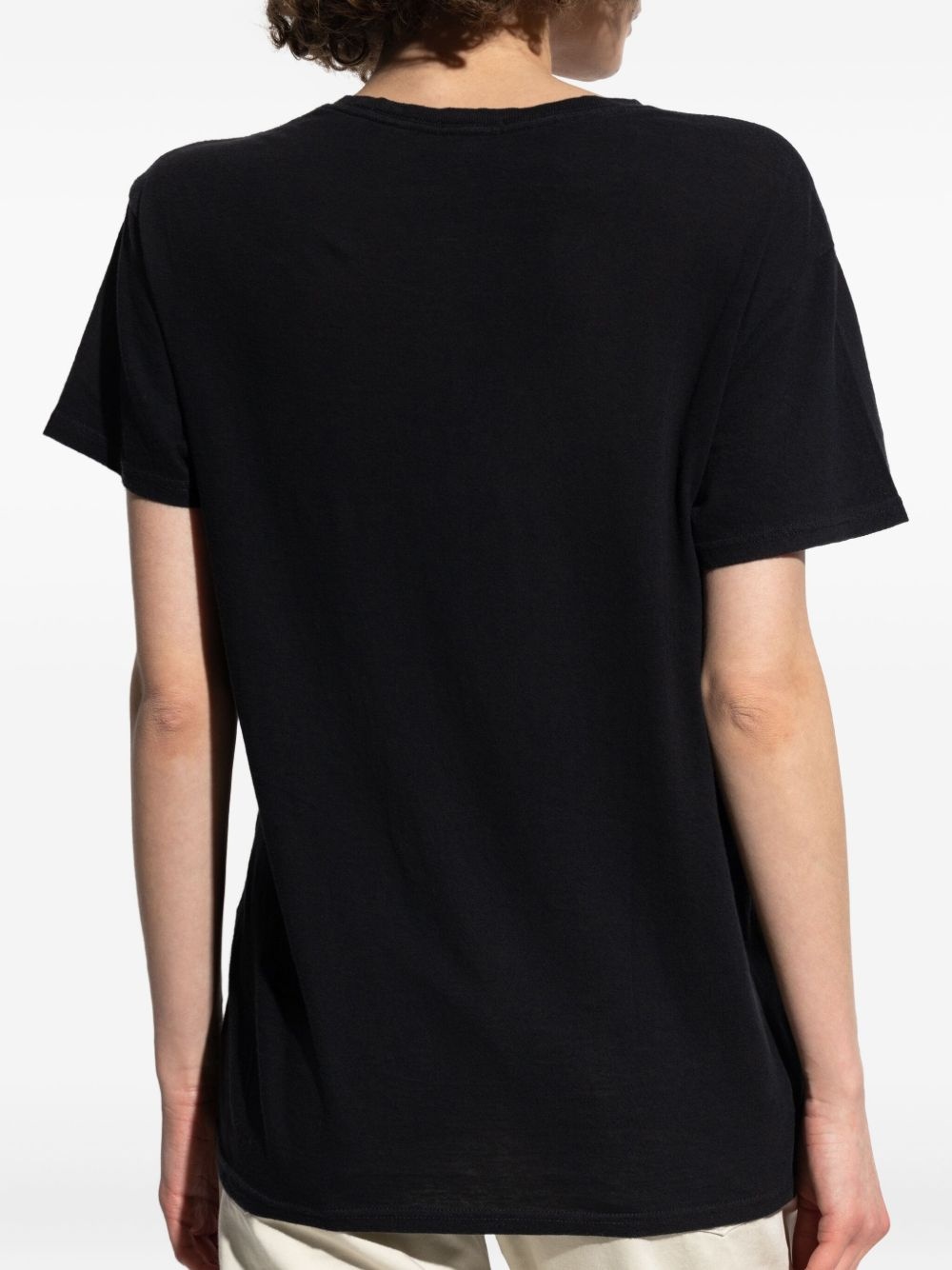 printed cotton T-shirt - 4