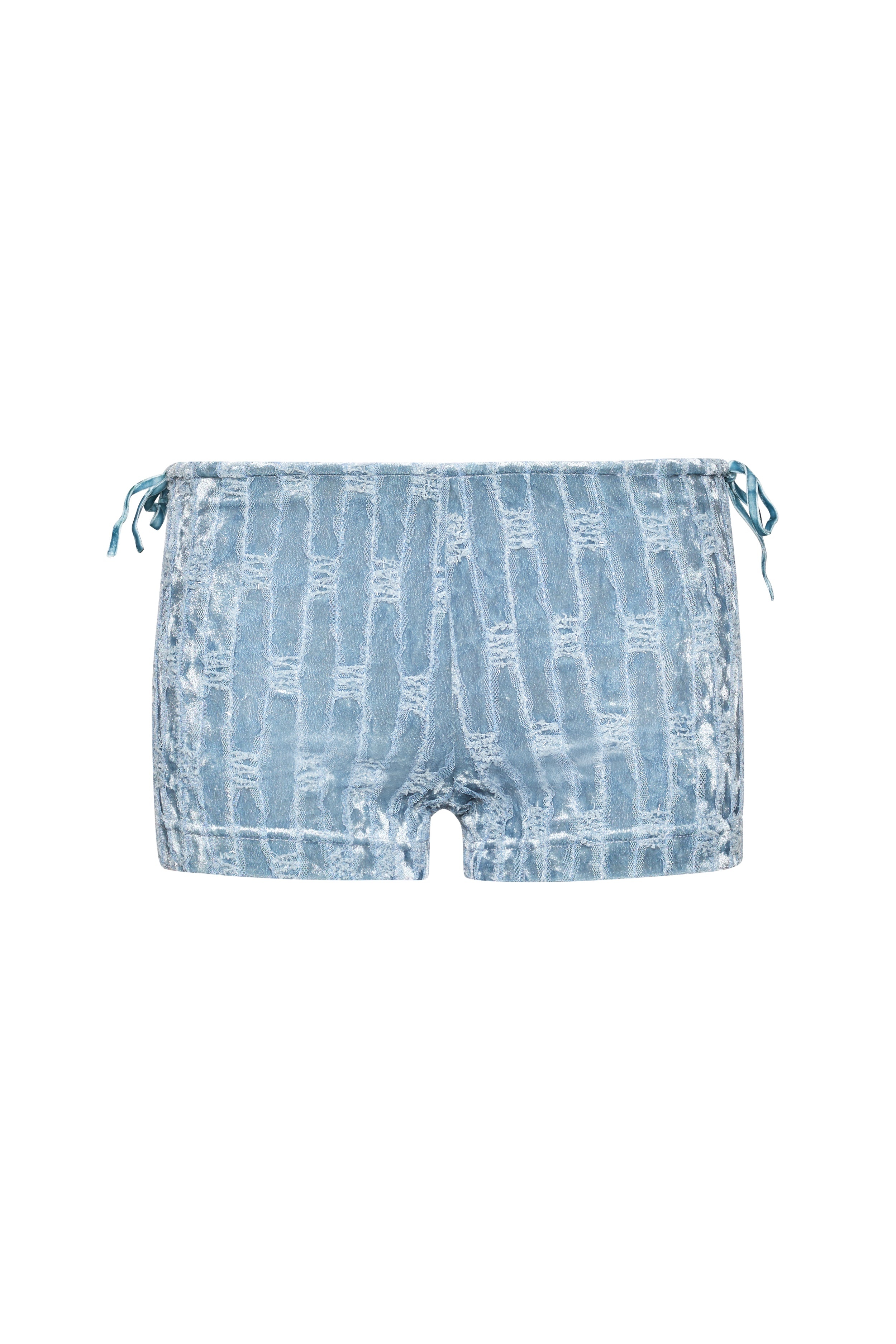 VELVET TIE SHORT - 1