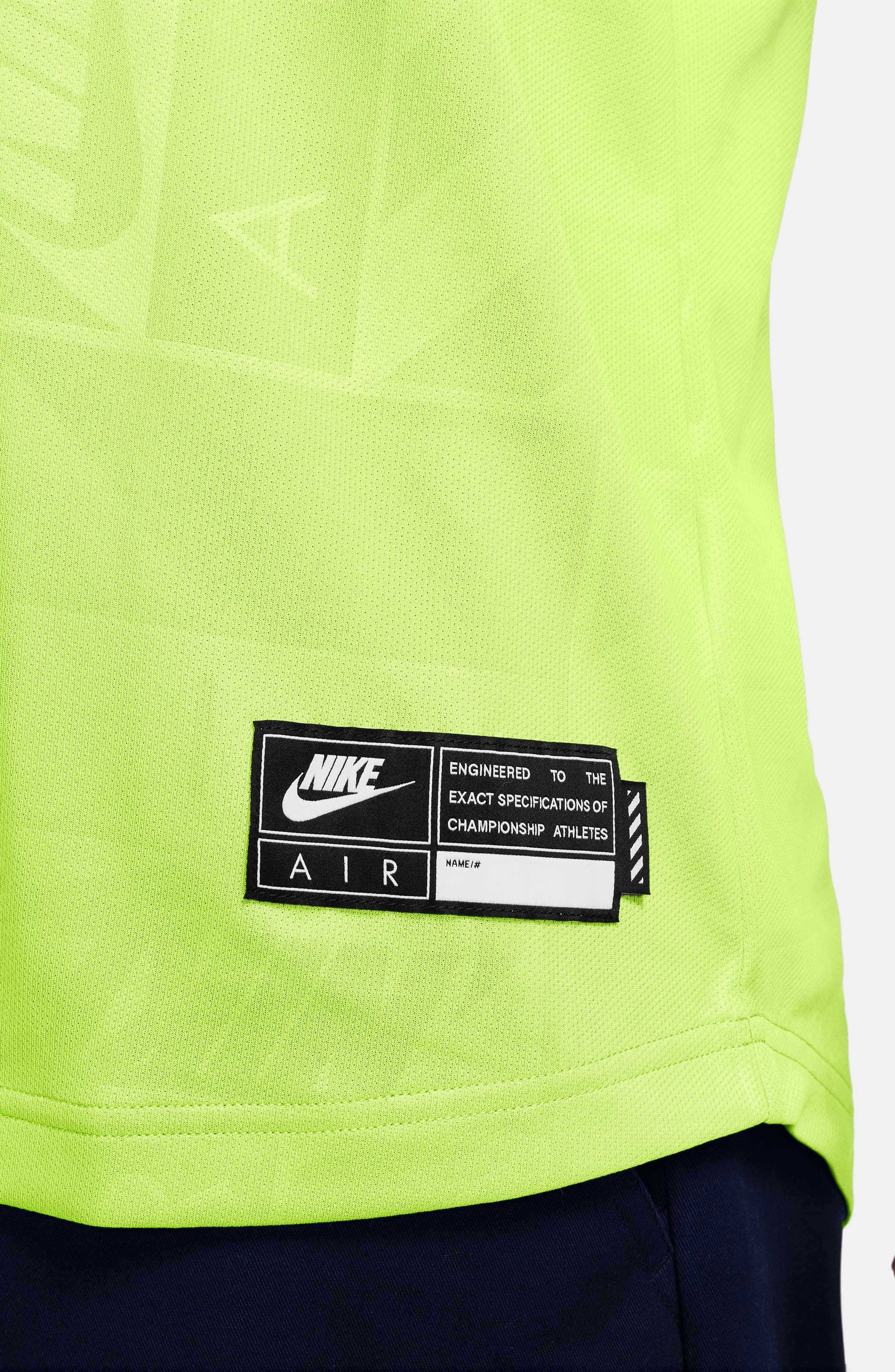 Nike Air Long Sleeve Mesh Jersey in 736 Ltlmtw/black at Nordstrom - 3