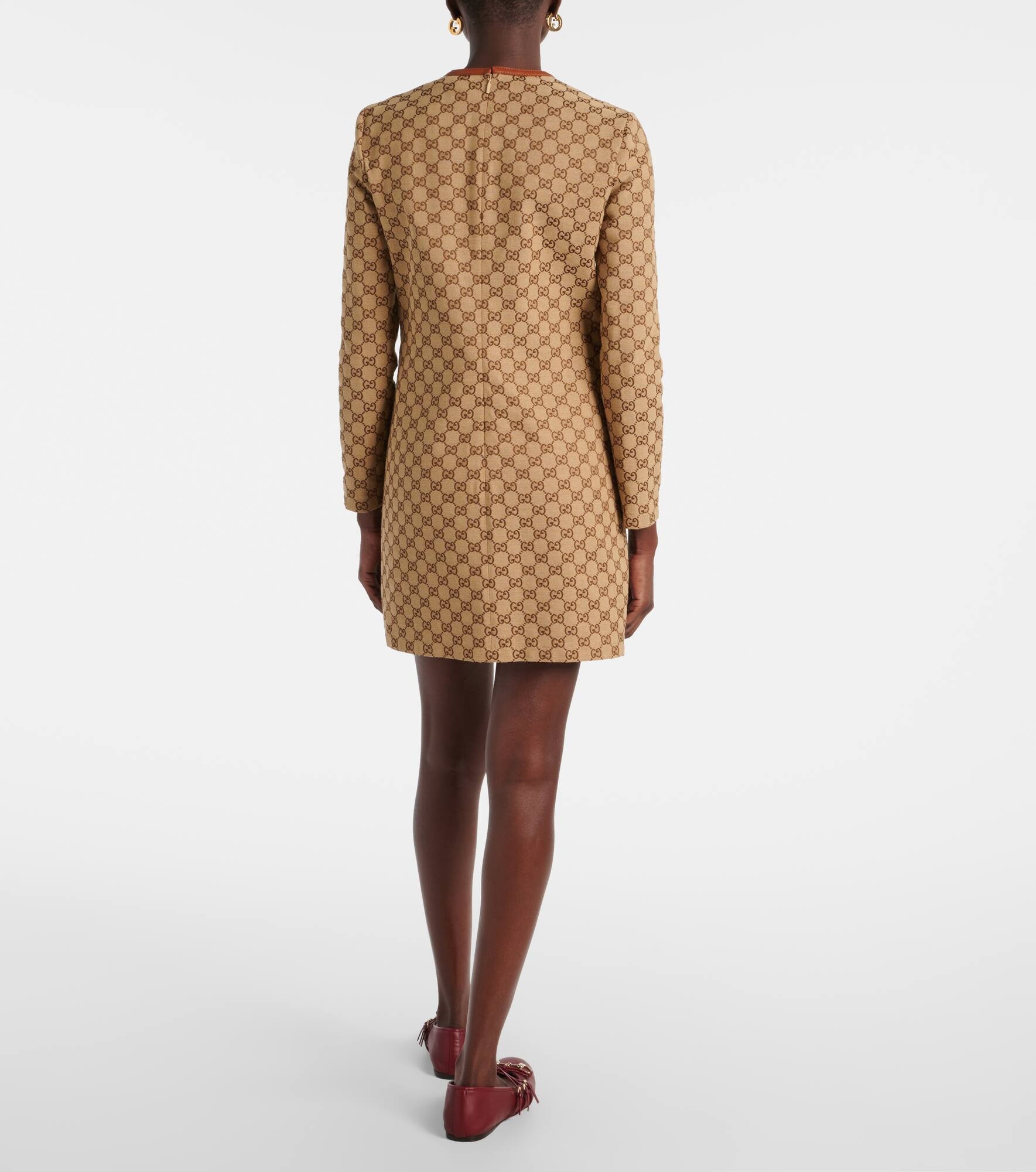 Horsebit GG canvas minidress - 3