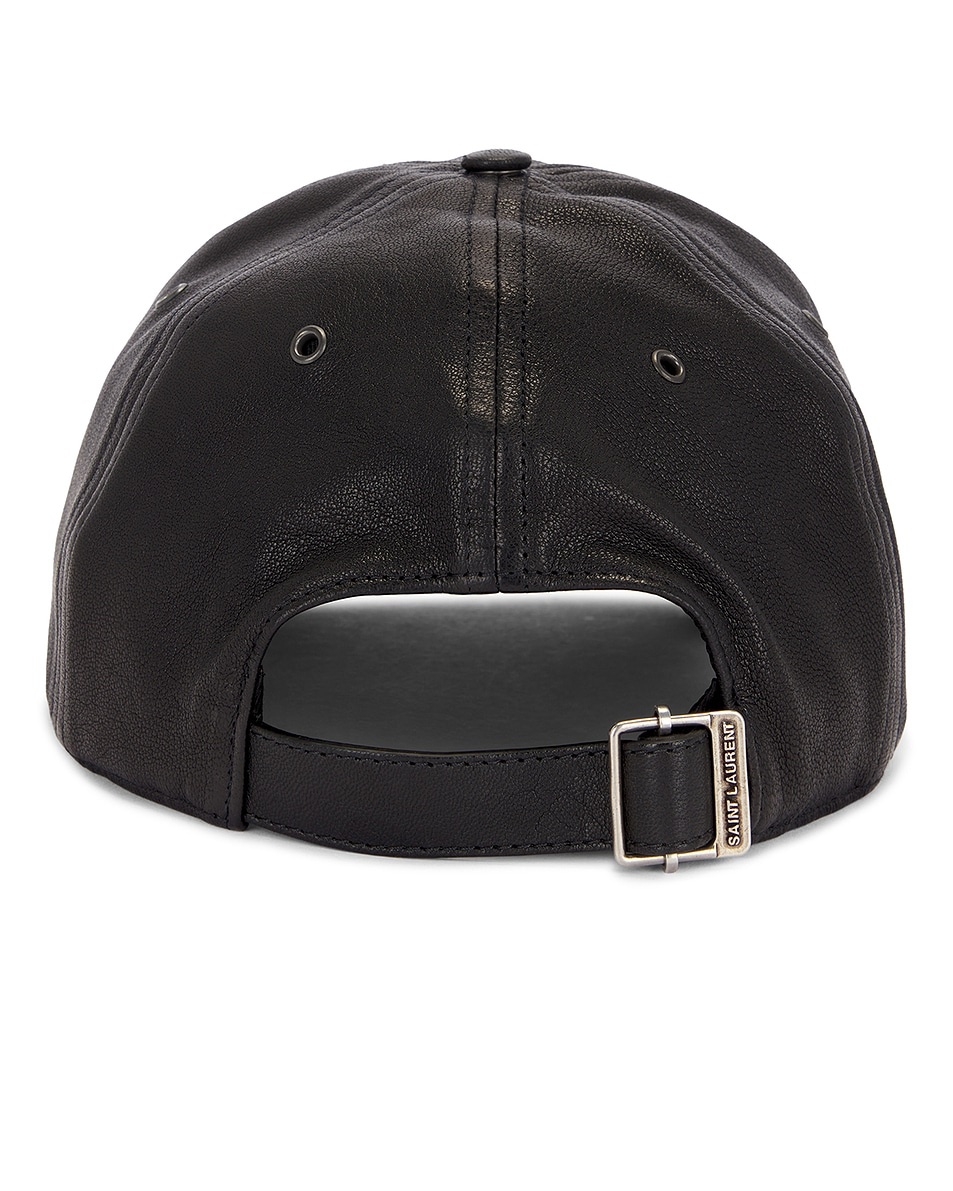 Leather Cap With Small Visor - 2