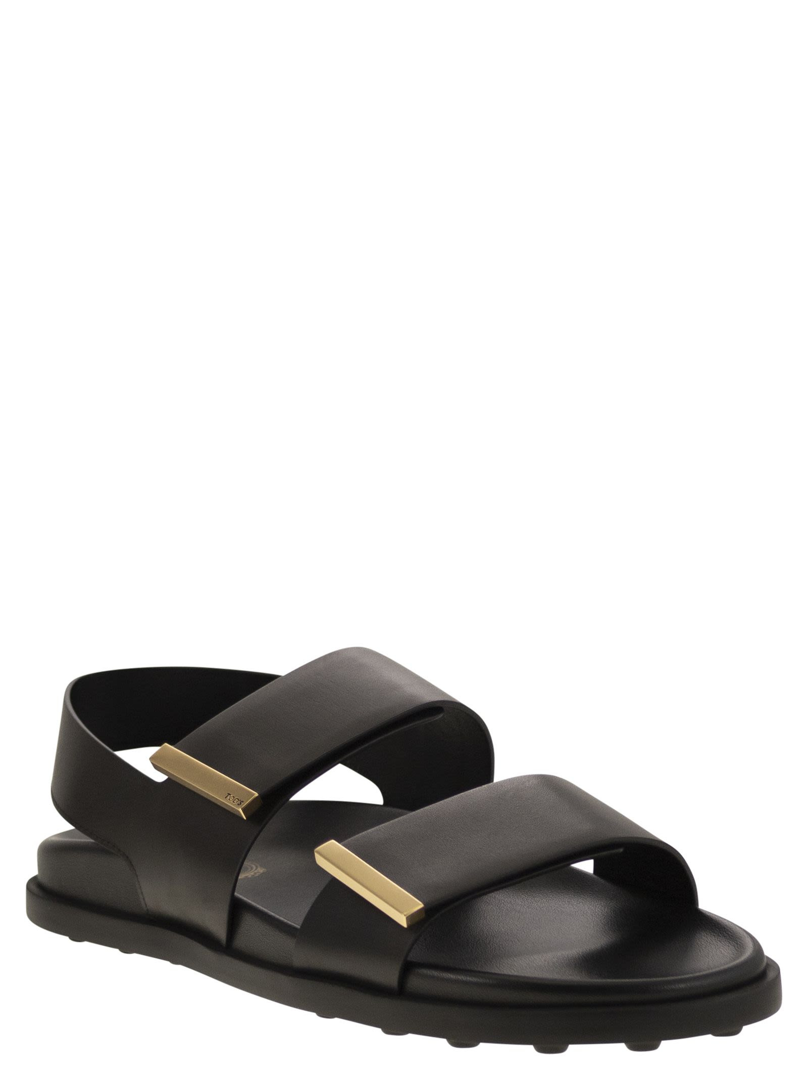 Tod's Women Sandal With Two Leather Straps - 2