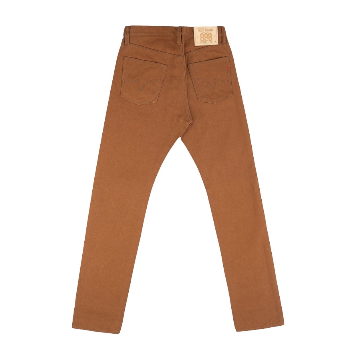 IH-888D 17oz Duck Relaxed Taper Brown - 2