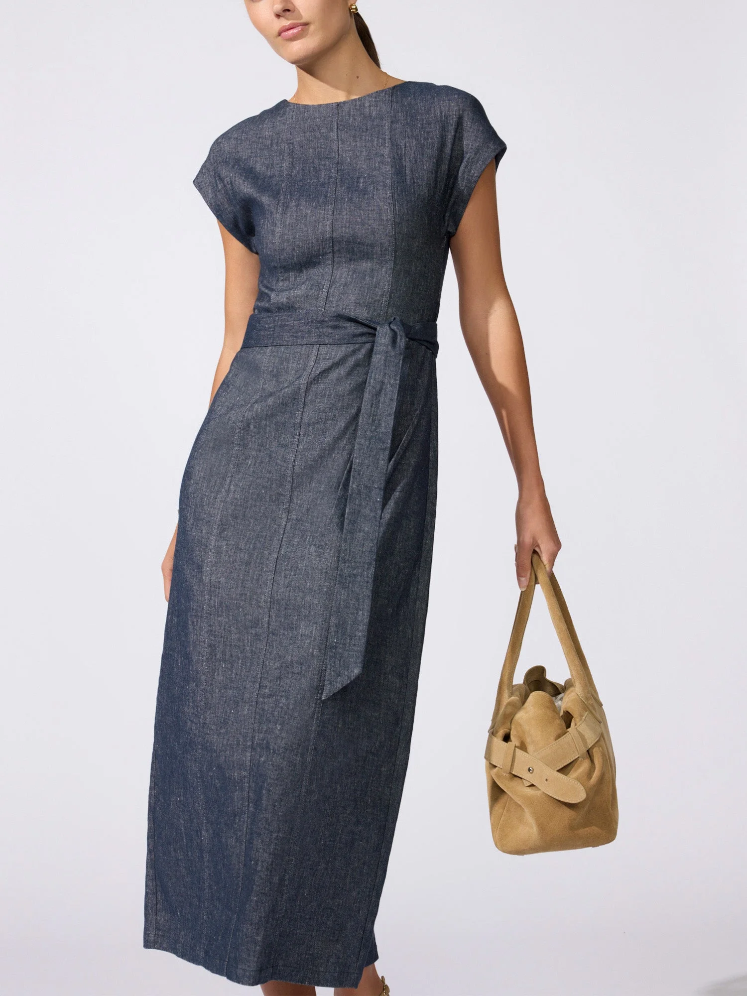 BROCHU WALKER The Suvi Denim Dress - DNM5030-INDIGO