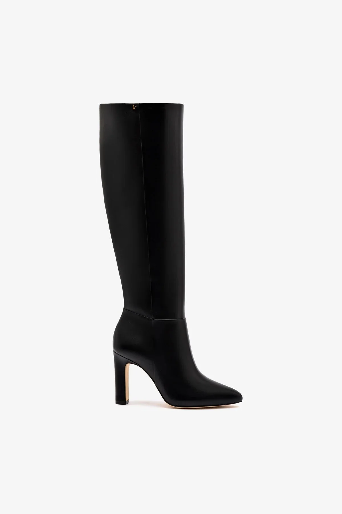Cindy Hi Boot In Black Leather - 1