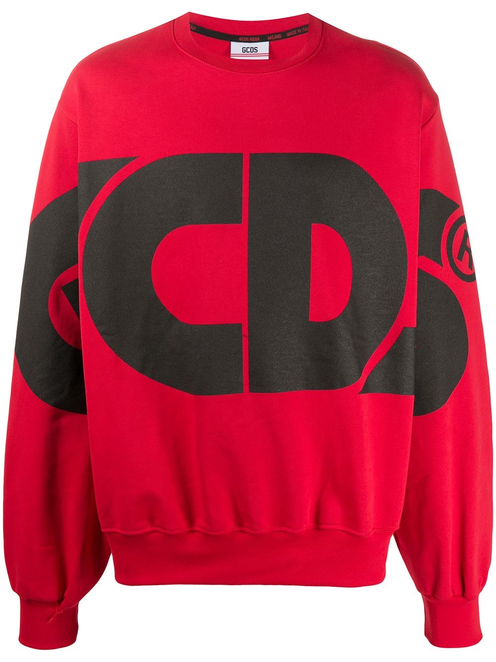 oversized logo print sweatshirt - 1